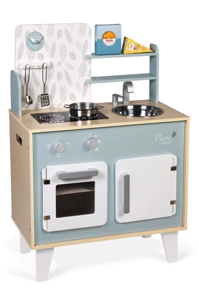 Janod Babies' Plume Kitchen Play Set In Blue