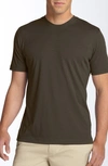 Robert Barakett Georgia Crewneck T-shirt In Dark Olive