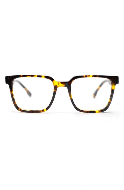 Bohten Jade 50mm Gradient Square Optical Glasses In Tortoise / Clear