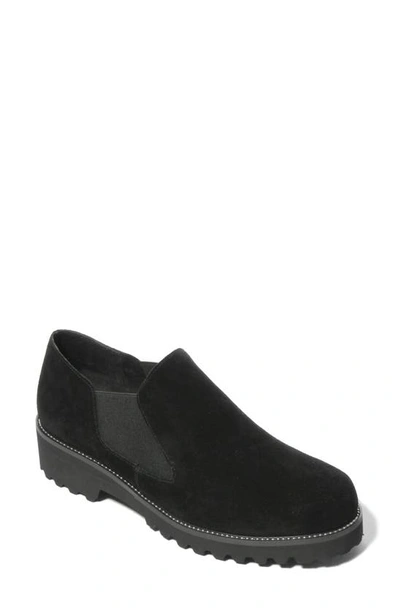 Vaneli Zivana Flat In Black Suede