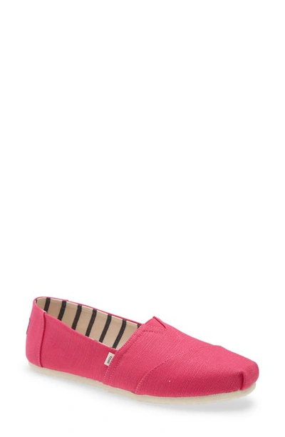 Toms Alpargata Slip-on In Pink Blended