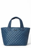 Mz Wallace Deluxe Small Metro Tote In Deep Teal