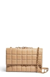 House Of Want We Step Up Vegan Leather Shoulder Bag In Beige