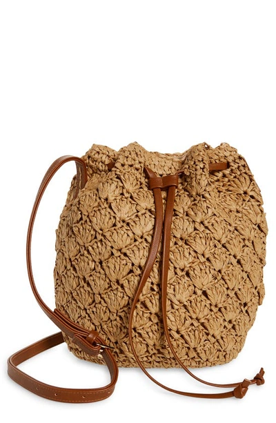 Btb Los Angeles Isabella Crossbody Bag In Sand