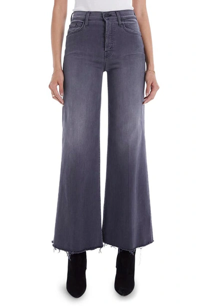 Mother The Tomcat Roller Frayed Wide Leg Jeans In Dancing In The Moonlight