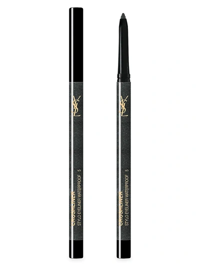 Saint Laurent Crushliner Waterproof Long-wear Precise Eyeliner In Green