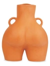 ANISSA KERMICHE LOVE HANDLES TERRACOTTA VASE,400014735923