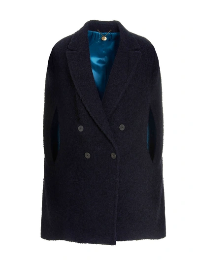 Maurizio Miri Hug Cape In Blue