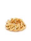 IN GOLD WE TRUST PARIS CHAIN-LINK RING