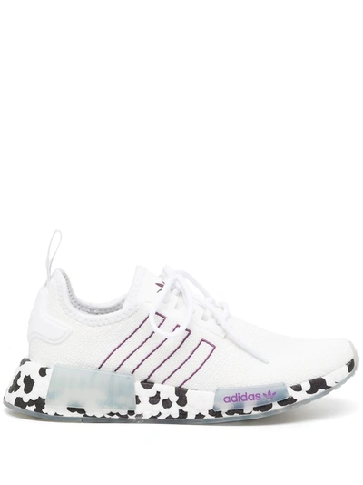 Adidas Originals Nmd_r1 Low Top Sneakers In Weiss
