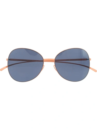 Mykita Esse 飞行员太阳眼镜 In Blue