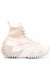 Converse Beige Run Star Motion High Sneakers In Nude