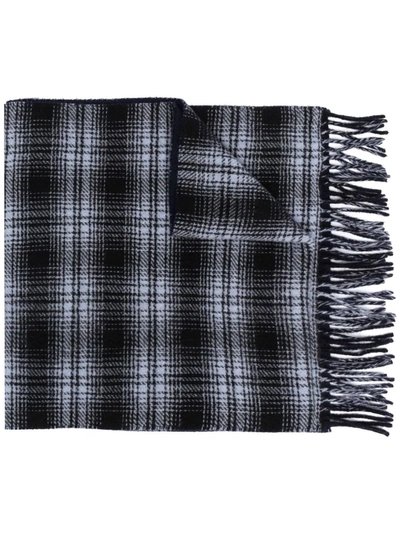 Woolrich Plaid-check Print Scarf In Flask Hunting