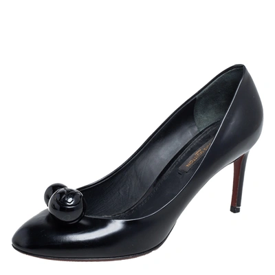 Pre-owned Louis Vuitton Black Patent Leather Betty Pumps Size 36.5