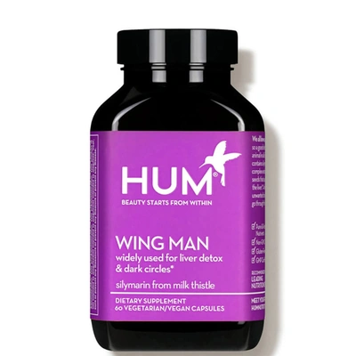 Hum Nutrition Wing Man Liver Detox Supplement (60 Vegan Capsules, 30 Days)