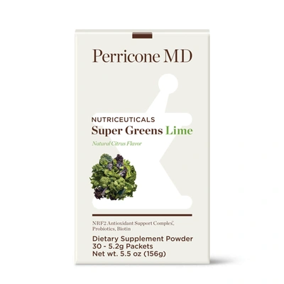 Perricone Md Super Greens Supplement Powder - Lime