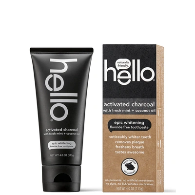 Hello Activated Charcoal Epic Whitening Toothpaste 4 oz