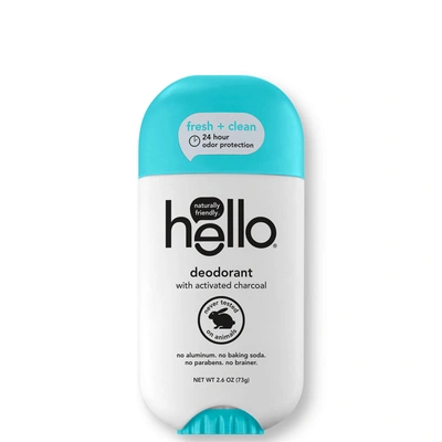 Hello Clean And Fresh Deodorant With Activated Charcoal 2.6 oz