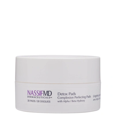 Nassifmd Dermaceuticals Original Complexion Perfecting Exfoliating And Detoxification Treatment Pads 30ct
