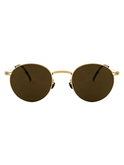 Haffmans & Neumeister Hazeltine Sunglasses In 003 Gold