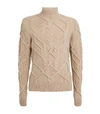 DRIES VAN NOTEN WOOL CABLE-KNIT SWEATER,17273256