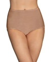 Vanity Fair Illumination Hi-cut Brief Underwear 13108, Also Available In Extended Sizes In Totally Tan