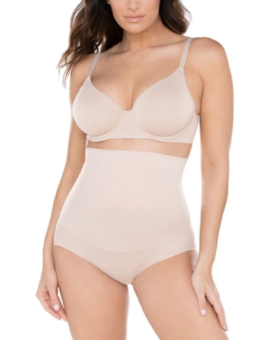 Miraclesuit Women's Comfy Curves Hi Waist Brief Shapewear 2515 In Nude