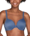 Vanity Fair Body Caress Full Coverage Contour Bra 75335 In Blue Dusk