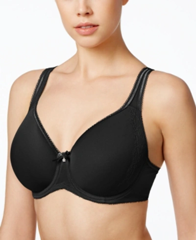 Wacoal Retro Chic Seamless Underwire Contour Bra 853186 In Black