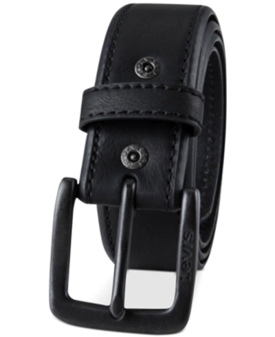 Levi's Men's Casual Rivet Belt In Black