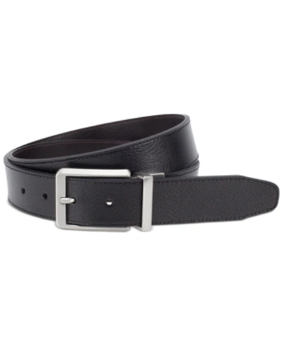 Nike Men's Reversible Textured Core Belt, Created For Macy's In Oxford