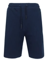 Galaxy By Harvic Men's Tech Fleece Jogger Sweat Lounge Shorts In Navy