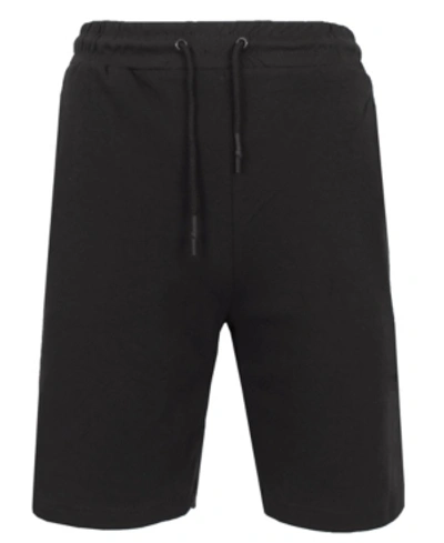 Galaxy By Harvic Men's Tech Fleece Jogger Sweat Lounge Shorts In Black