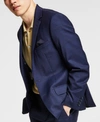 BAR III MEN'S SKINNY-FIT PLAID SUIT JACKET, CREATED FOR MACY'S