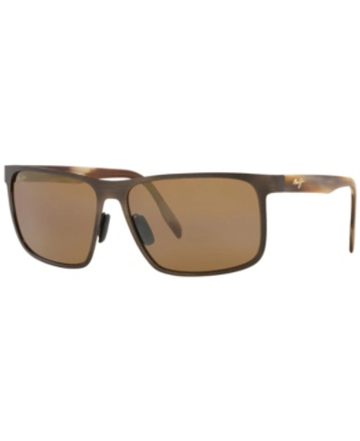 Maui Jim Men's Polarized Sunglasses, Mj000671 61 Wana In Brown