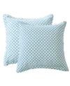 Levtex Malanga 2-pc. Sham Set, European In Aqua