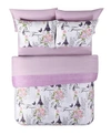 Keeco Paris In Bloom 6-piece Twin Xl Comforter Set Bedding In Multi