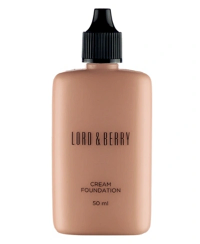 Lord & Berry Face Cream Foundation In Cinnamon
