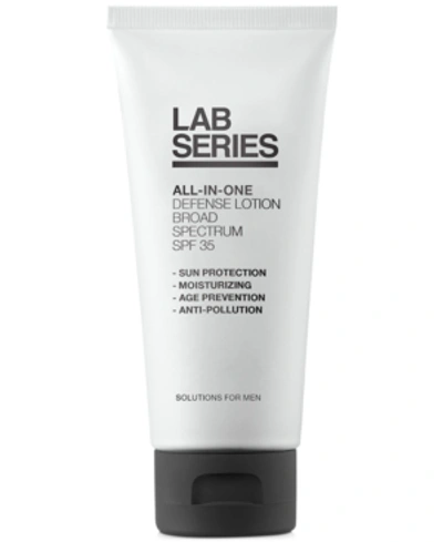 Lab Series Skincare For Men All-in-one Defense Lotion Spf 35, 3.4-oz. In No Color