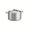 TRAMONTINA GOURMET TRI-PLY CLAD 6 QT COVERED SAUCE POT