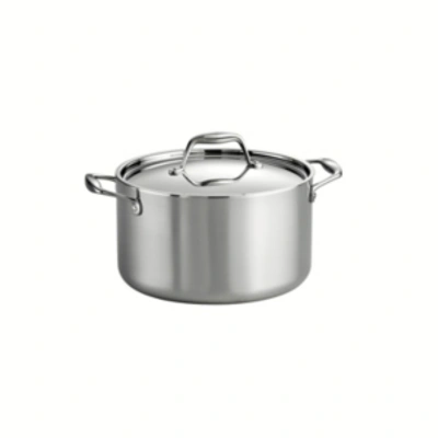 Tramontina Gourmet Tri-ply Clad 6 Qt Covered Sauce Pot In Stainless