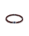 TOMMY HILFIGER MEN'S BROWN WOOD BRACELET