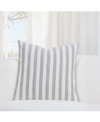 SISCOVERS FARMHOUSE STRIPED DECORATIVE PILLOW, 16" X 16"