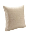 Siscovers Sparkly Decorative Pillow, 20" X 20" In Lt Brown