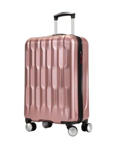 Ricardo Kings Canyon 21" Hardside Carry-on Spinner In Rose Gold-tone