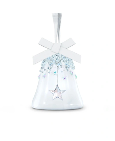 Swarovski Crystal Bell Star Ornament In White
