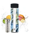 GROSCHE CHICAGO INSULATED TEA INFUSER BOTTLE, 15.2 FL OZ CAPACITY WITH LONG TEA INFUSER