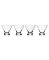 Mikasa Cheers Stemless Martini Glass Set Of 4, 8 oz In Clear