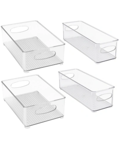 Sorbus Container Bin Set In Clear