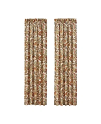 J Queen New York Five Queens Court August 4-pc. Window Panel Set, 50" X 95" In Multi